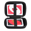 Adada Travel Case For Mattel Uno Card Game (Only Case) (Black)