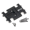 Rampcrab Skid Plate Transmission Mount For Ax24, Aluminum Alloy Mount For Ax24 Xc-1, Upgrades Parts For 1/24 Rc Crawler Car, Bla