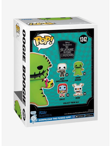 Funko POP! The Nightmare Before Christmas Gingerbread Oogie Boogie Figure, Multicolor, Model FUN67716