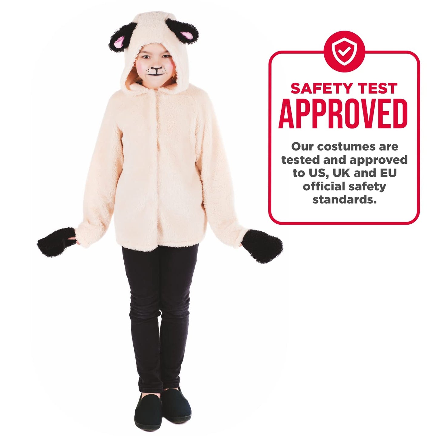 Fun Shack Sheep Costume For Kids, Sheep Costumes For Kids, Sheep Costume For Girls, Sheep Costume For Boys, Lamb Costume Kids, Medium