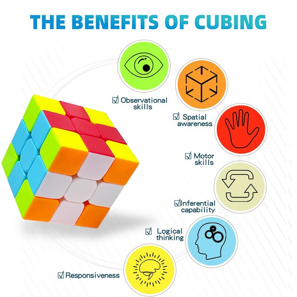 Shengshou 3X3 Speed Cube Puzzles, Stickerless