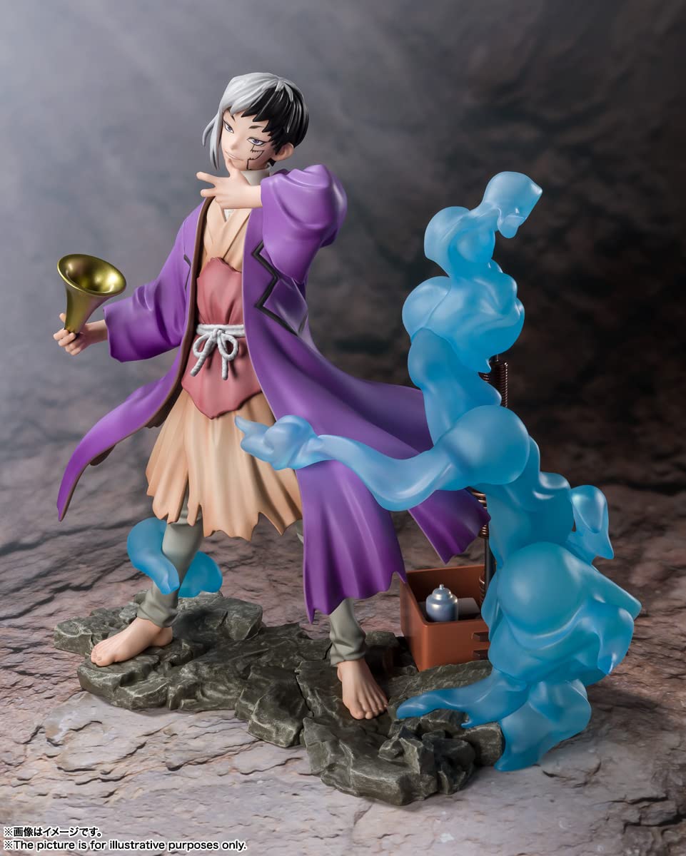Tamashii Nations - Dr. Stone - Gen Asagiri, Bandai Spirits Figuartszero Collectible Statue