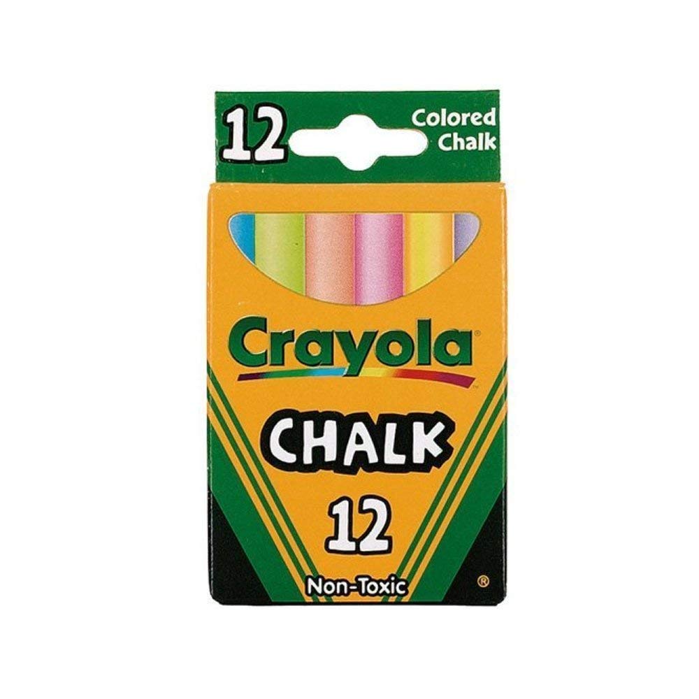 Chalk Colored 12 Sticks (Pack Of 1)