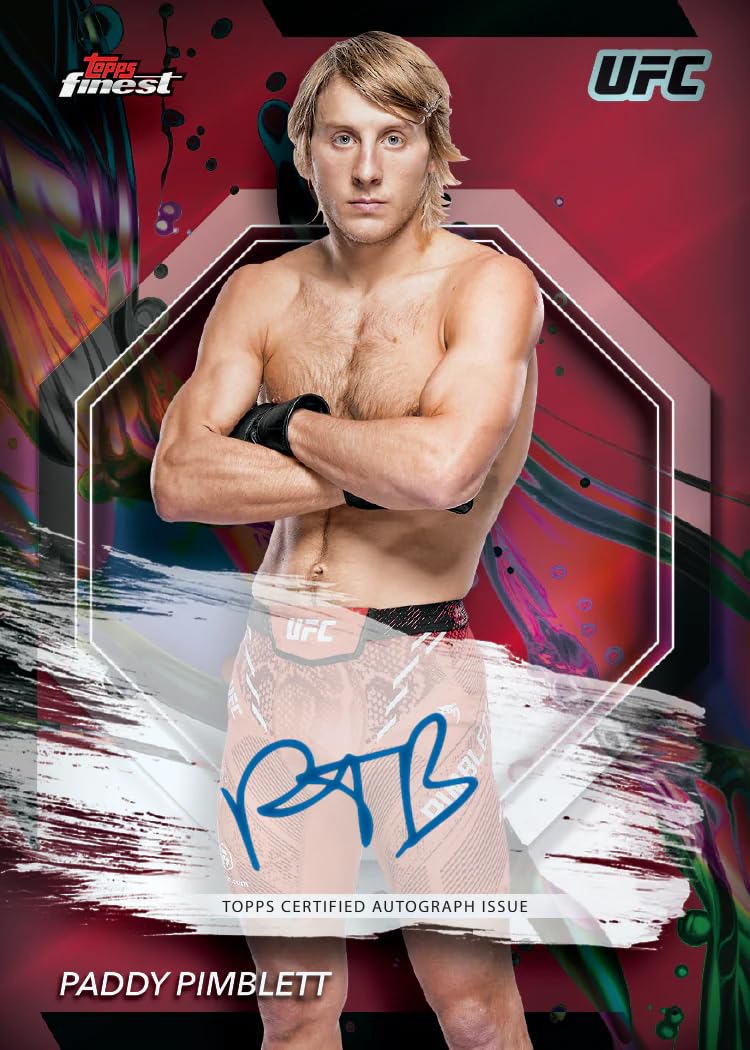 2024 Topps Finest Ufc - Mega Trading Card Box (1 Autograph Per Mega Box)