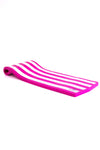 Cococabana 74 Inch Foam Float For Pools & Lakes Vinyl Foam Pool Floats (Pink Stripe, 2In Thick)