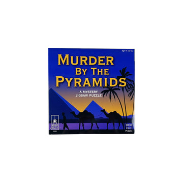 Murder Mystery Party, Classic Mystery Jigsaw Puzzle, Murder By The Pyramids, 1,000 Piece Jigsaw Puzzle