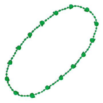 Blinkee Football Helmet Bead Necklaces Green Pack Of 12