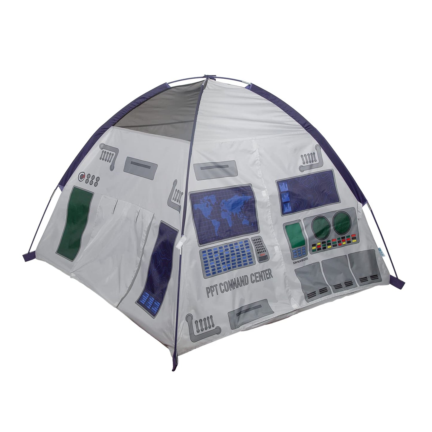 Pacific Play Tents 20419 Command Center Tent + Tunnel Combo 58'' X 58'' X 46''