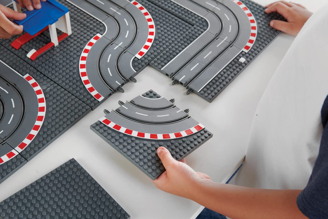 Micro Slot Racing Track Extension - 2 Curve And 2 Straight