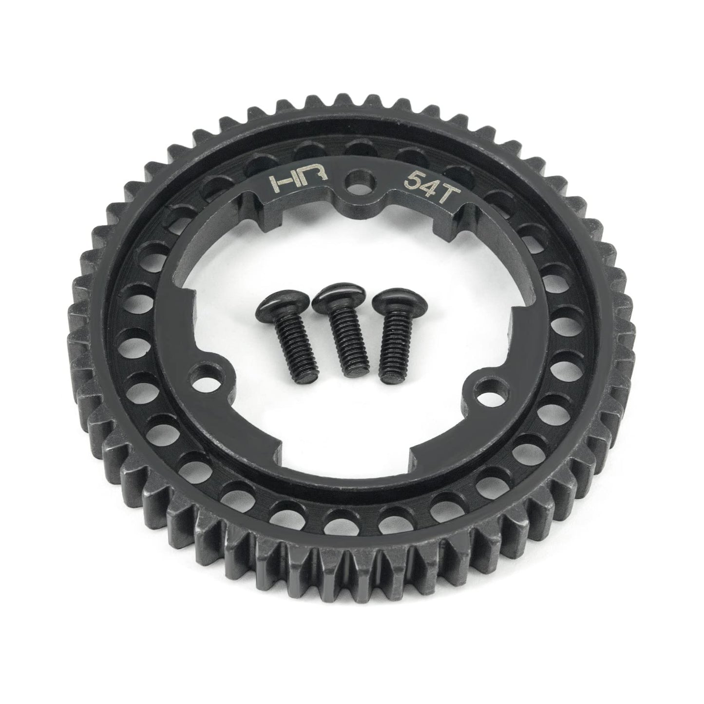 6448 Hot Racing 45#Steel 54T 1 Mod Hardened Steel Spur Gear for Traxxas 1/10 E-Revo 2.0 VXL 1/5 X-Maxx Maxx 1/7 XO-1 (54T)