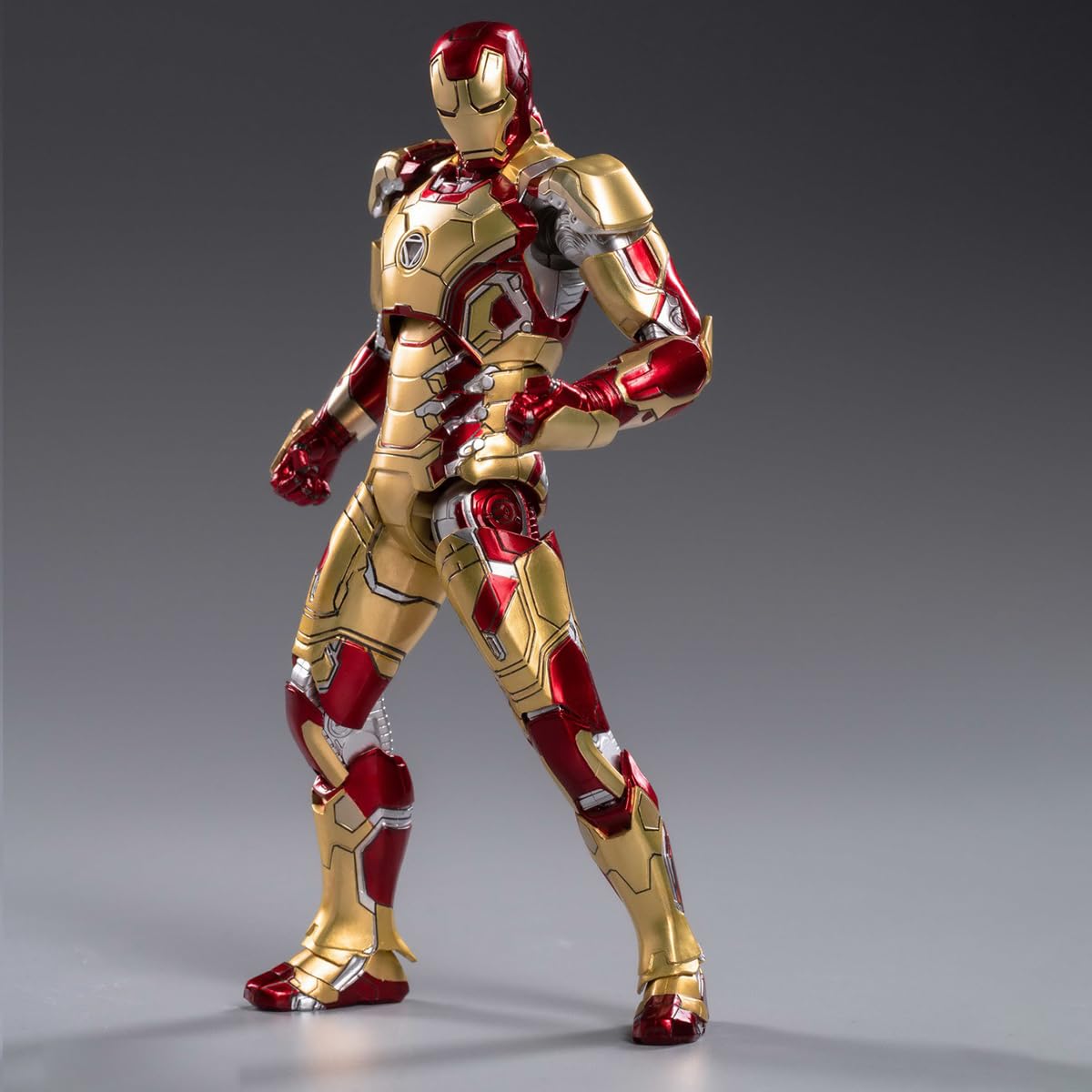 Hiplay Zd Toys Collectible Figure Full Set: Anniversary Series Non-Luminous Version: Iron Man Mk42 (1906-42), 1:10 Scale Miniatu