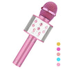Kids Karaoke Microphone For Singing: Bluetooth Karaoke Microphone Wireless - Perfect Christmas Birthday Gifts For 2 3 4 5 6 7 8 Year Old Girls Toys