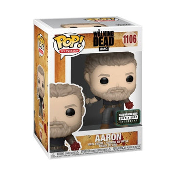 Funko Pop The Walking Dead Aaron #1106 - AMC Supply Drop Exclusive, Black/White/Gray Collectible Figure