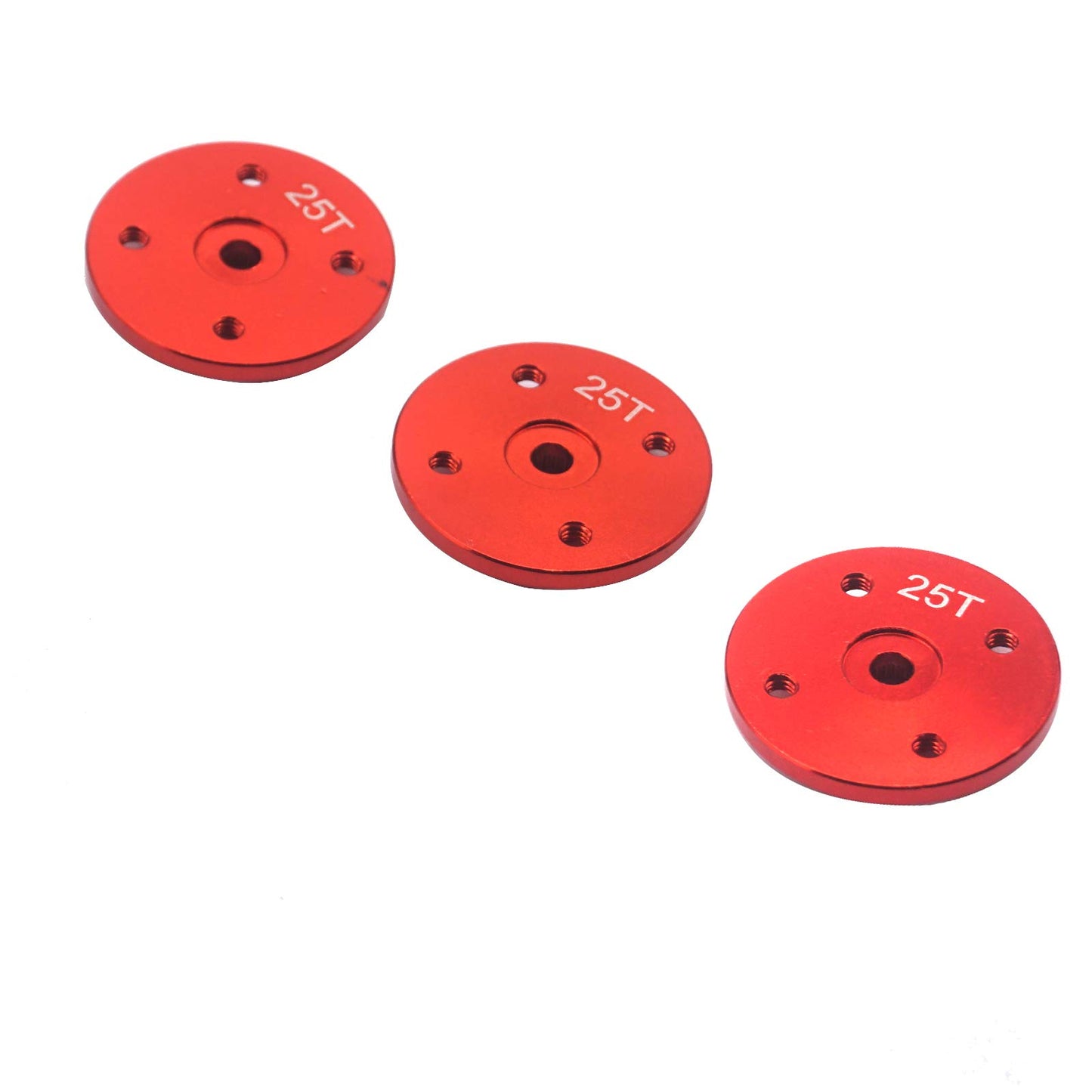 5Pack Vgoohobby Metal 25T Servo Arm Round Type Disc Steering Servo Horn Compatible with Futaba MG995 MG996R Servos RC Robot RC S