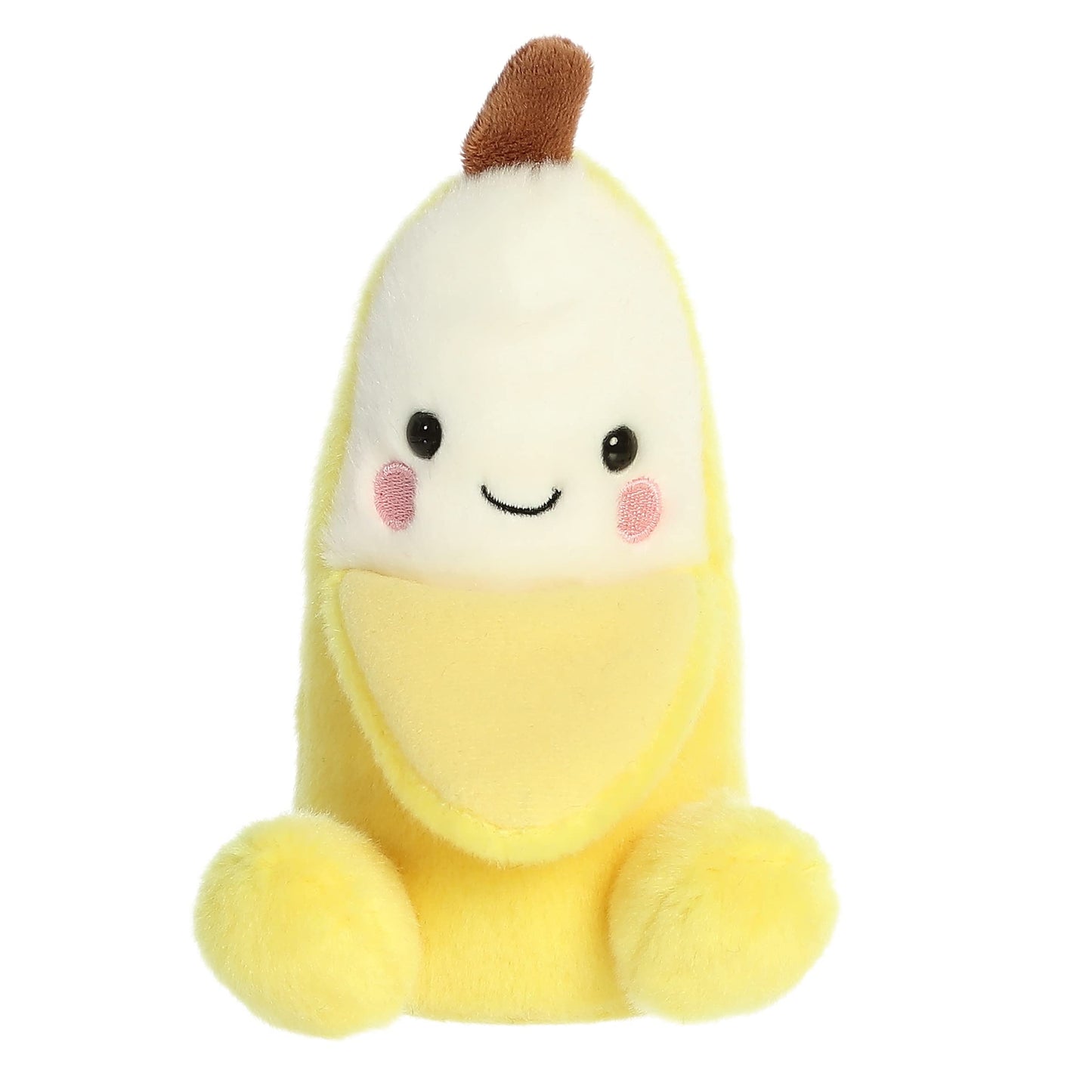 Aurora® Adorable Palm Pals™ Gwen Banana™ Stuffed Animal - Pocket-Sized Play - Collectable Fun - Yellow 5 Inches