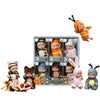 TISDEN 4 Inch Mini Baby Dolls 6pcs Set Realistic Baby Dolls Toys with Cute Handmade Doll Clothes for Suitability Kids 3 and up (Cute)