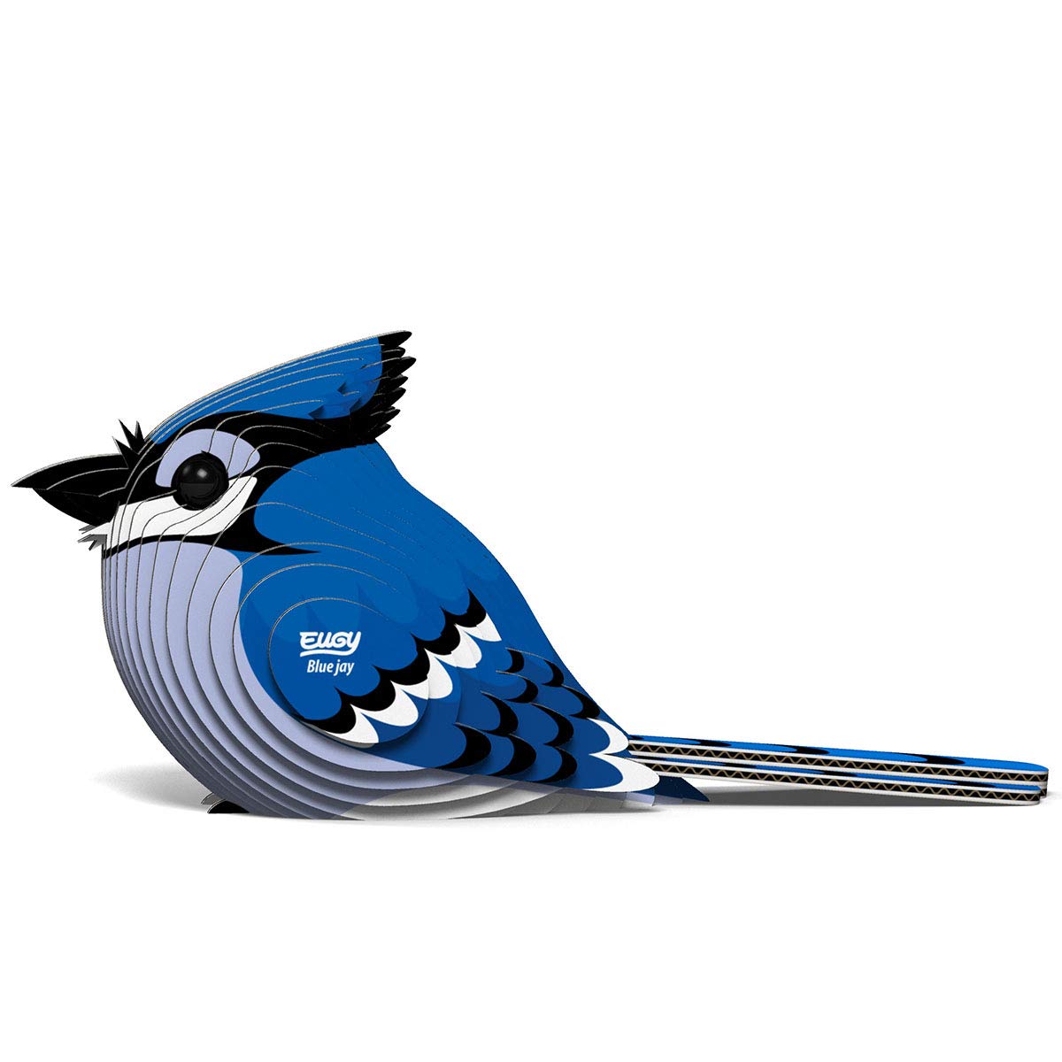 Eugy Blue Jay 3D Puzzle, 26 Piece Eco-Friendly Educational Toy Puzzles For Boys, Girls & Kids Ages 6+