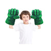 HuangWeida Kids Superhero Gloves - Green Polyester Toy Fists for Halloween & Christmas Costumes, Model Gloves-1