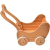 Constructive Playthings Wooden Doll Buggy With Rubber Edged Wooden Wheels, Ages 3 Years And Up