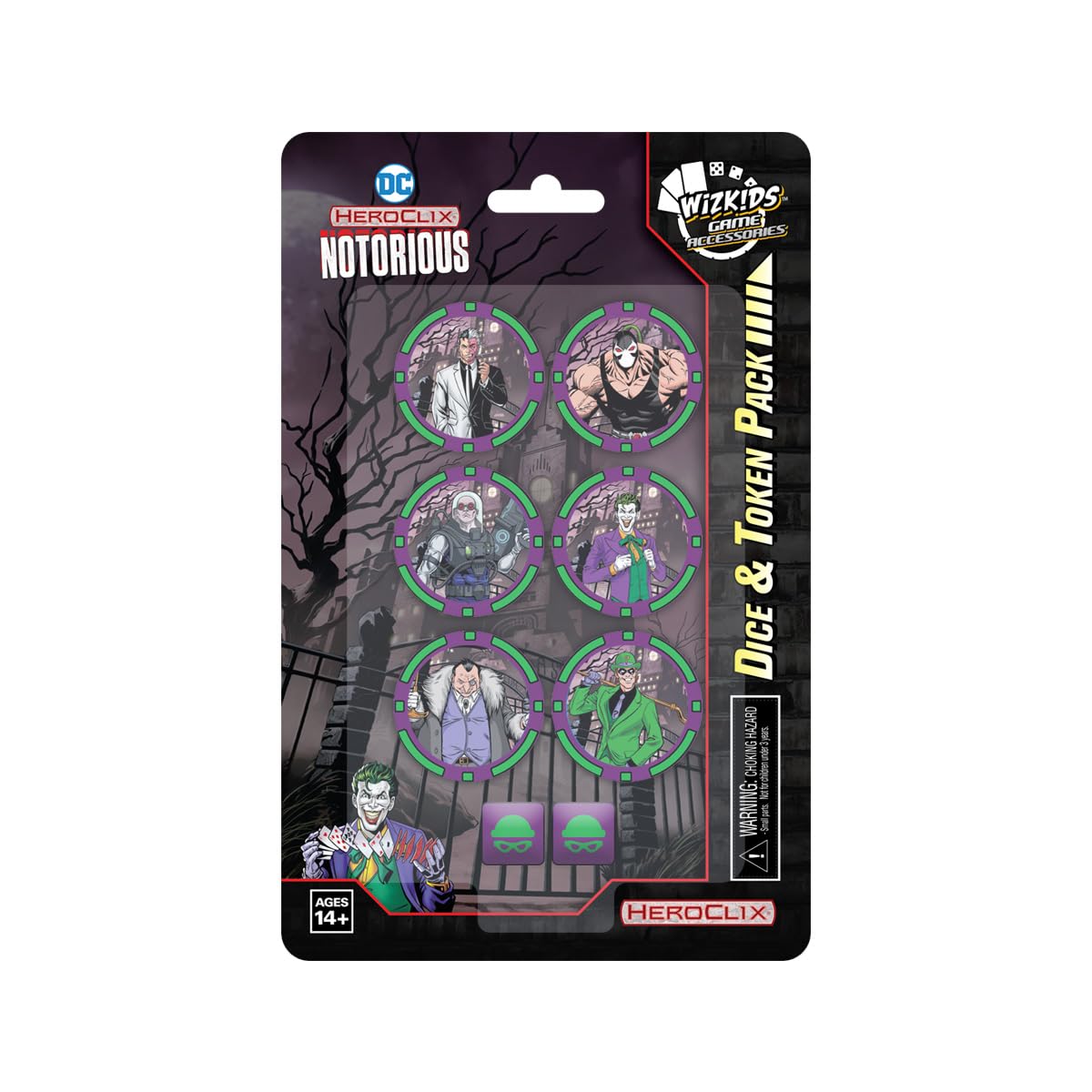 Dc Heroclix: Notorious Dice & Token Pack