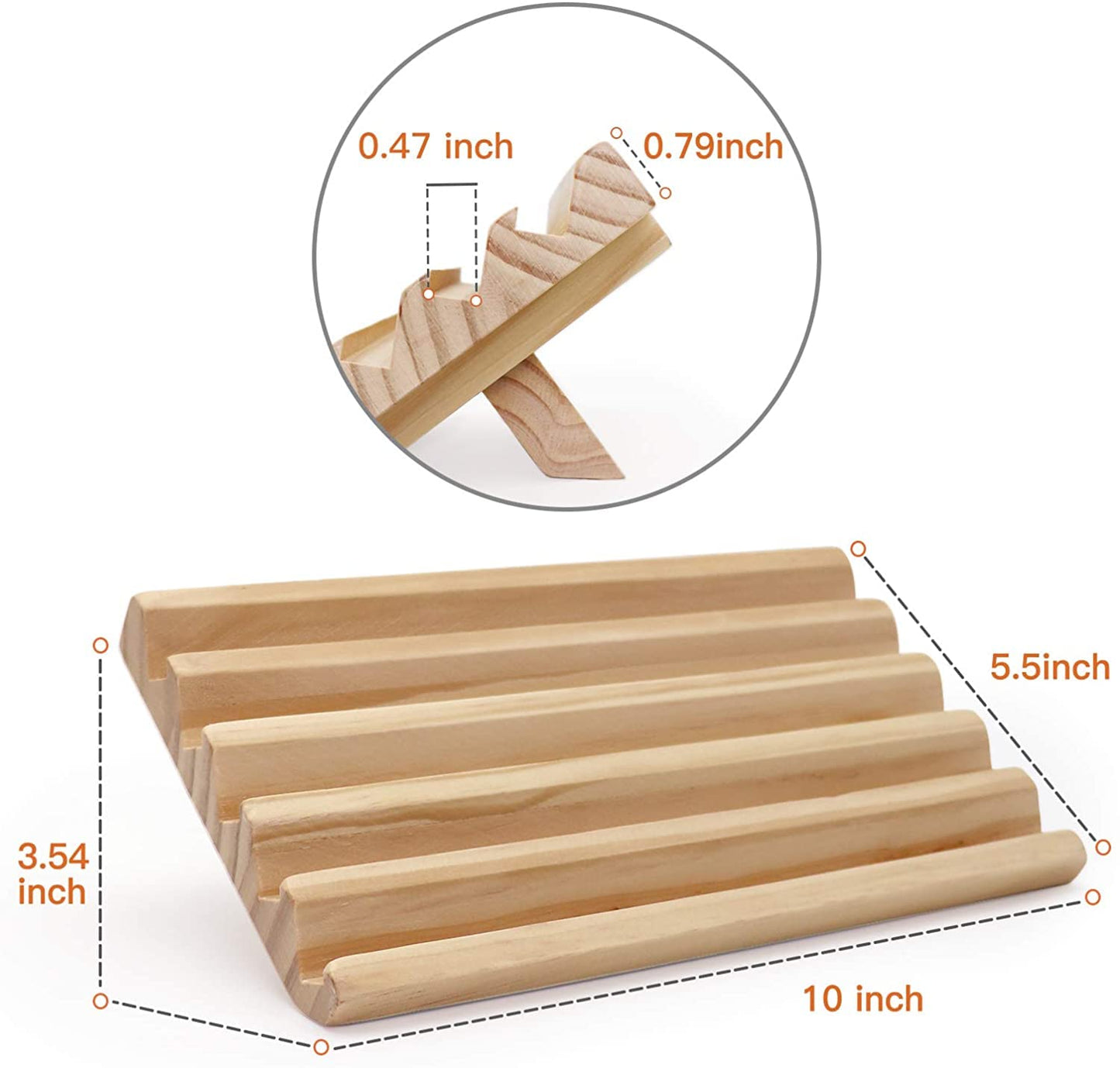 Plusvivo Domino Racks With Stand Set Of 4, Mexican Train Dominoes Set Trays Wooden Domino Holders For Mexican Train And Other Domino Games For Kids & Adults - Hobbies, Indoor Activities & Family Fun