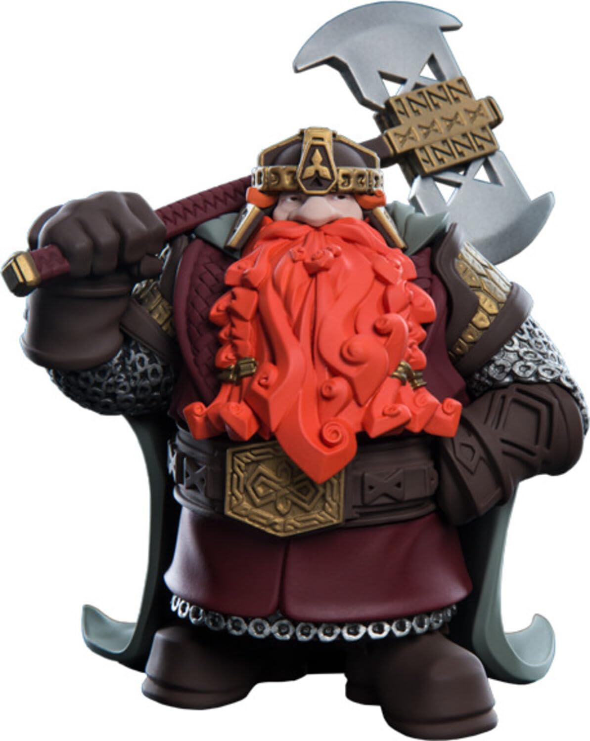 WETA Workshop Lord of The Rings Mini Epics Gimli Figure - Standard Size, Orange Collectible