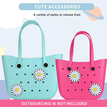 Lckaey Rubber Beach Bag Accessories-PVC Rubber decoration-for EVA Purse Bogg Inserts Y064figure 28