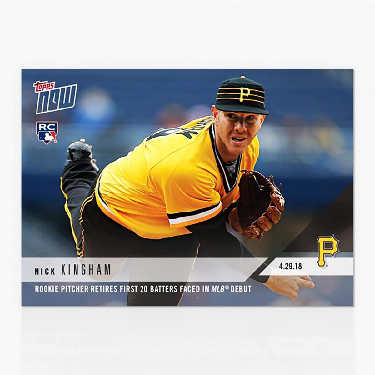 Pittsburgh Pirates Mlb Nick Kingham Topps Now Trading Card #141