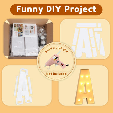 Imprsv Mosaic Letters, 3Ft Marquee Light Up Letters, Marquee Letters For Baby Shower Engagement Graduation Party Decor, Large Ma