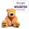 Warm Pals - Bear Hugs - 1.5Lbs - Cozy Microwavable Lavender Scented Plush Toys - Heated Stuffed Animal - Heatable Coolable Bedtime Comfort Plushie