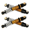 Rzxylrc 4Pcs 40Mm Shocks Damping Shock Absorber Damper For 1/24 Axial Scx24 Axi90081 Rc Crawler Car Upgrade Parts (Gold)
