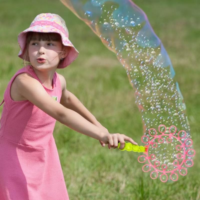Bubble Wands kit Party Favors for Kids Bulk Toys Party Supplies Christmas Birthday Wedding Bath Time Gifts for Boys Girls (Vario