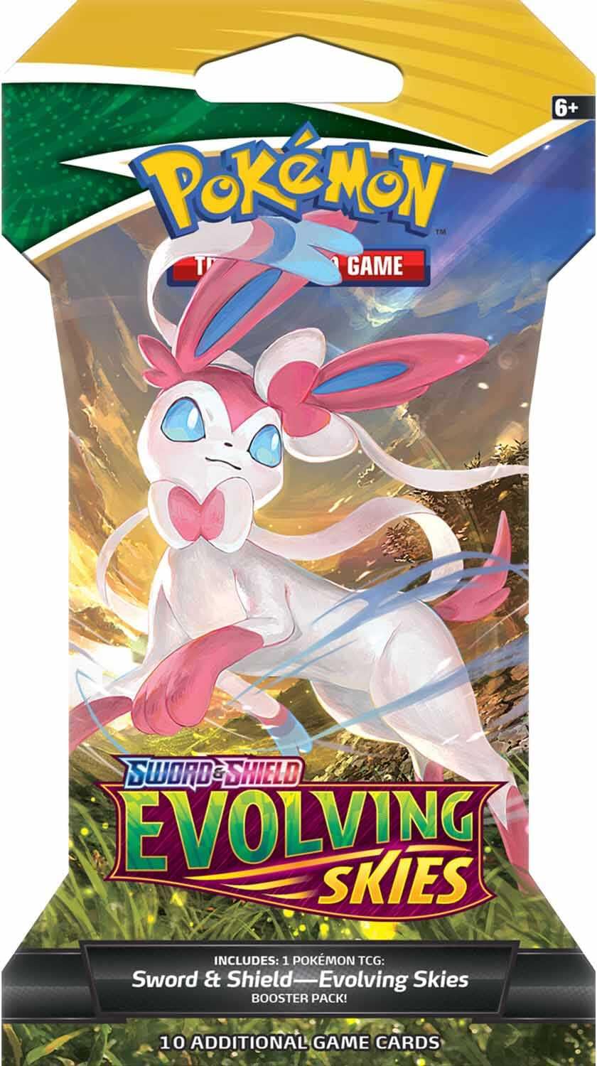 Pokemon TCG: decorative replica blade & Shield - Evolving Skies Sleeved Booster Pack