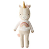Cuddle + Kind Zara The Unicorn Regular 20'' Hand-Knit Doll - 1 Doll = 10 Meals, Fair Trade, Heirloom Quality, Handcrafted In Per