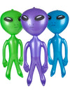 Block Buster Costumes Set of 3 Assorted 36'' Inflatable Martian Aliens Prop Toy Decorations