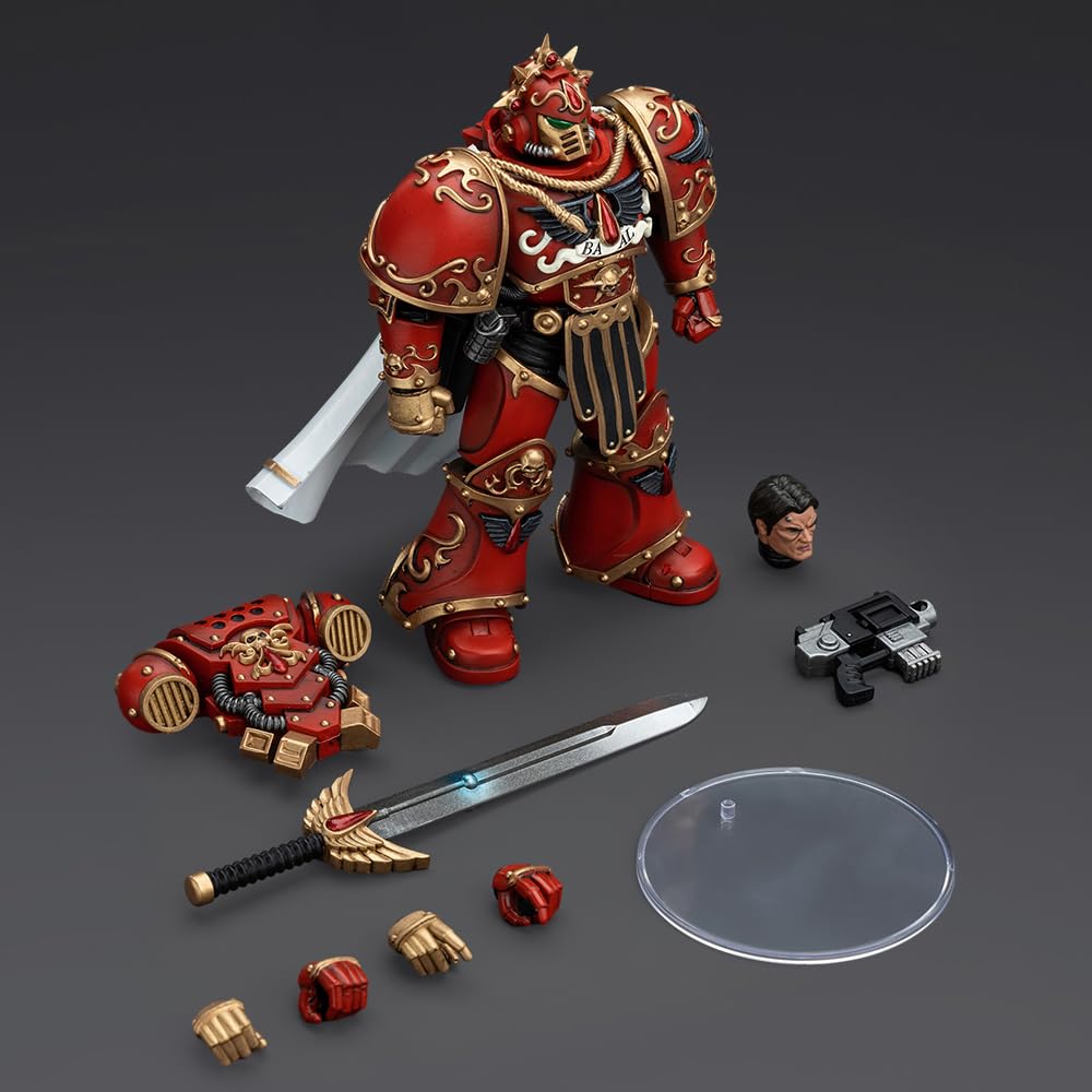 JOYTOY Warhammer The Horus Heresy 1/18 Action Figure Blood Angels Legion Praetor with Paragon cutting edge Collection Model