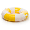 Business & Pleasure Co. Classic Pool Float - Vintage Inflatable Pool Ring For Adults - Riviera Mimosa - L/Xl