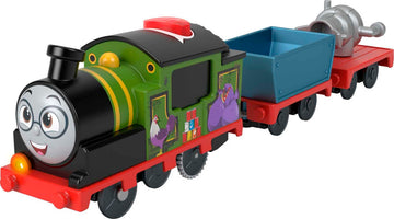 Thomas & Friends Motorized Toy Train Talking Whiff Engine With Sounds Phrases & Cargo Car For Preschool Pretend Play Kids Ages 3+ Years