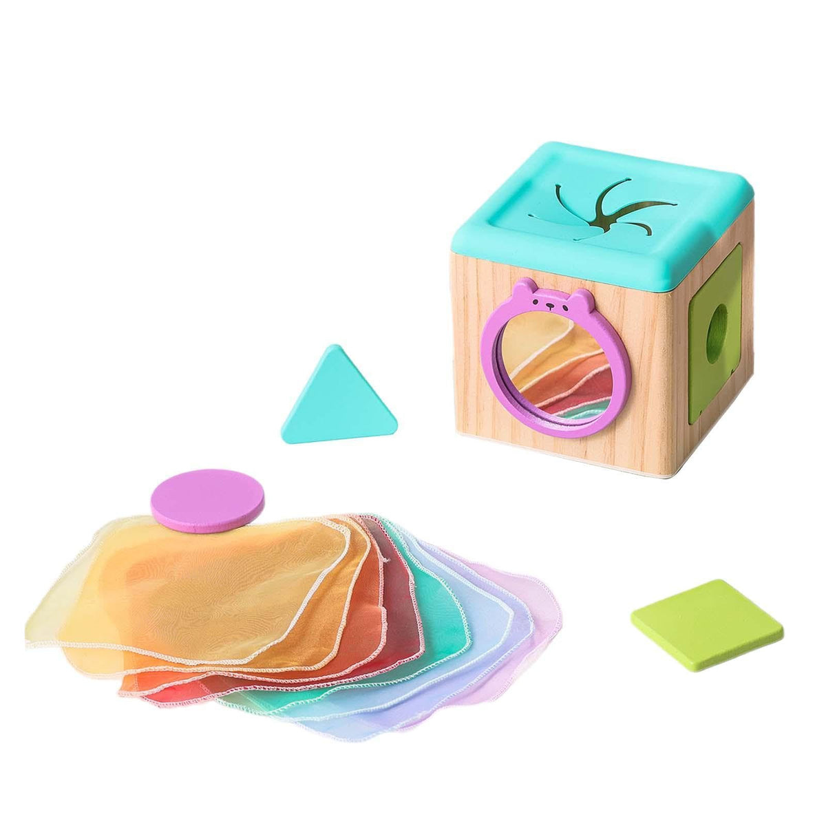 CALANDIS?Baby Tissue Box Toy Puzzles Baby Toys for Boys and Girls 6+ Months Baby Gift | Wooden & Handcrafted Toys | Preschool To