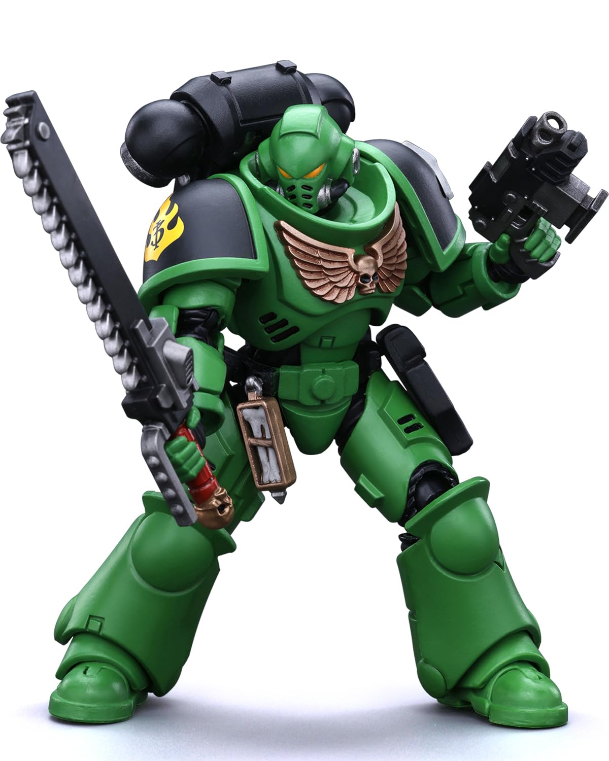 Joytoy Warhammer 40K 1/18 Action Figures - Salamanders Intercessors Brother Haecule Perfect For Collectors & Decor - Ideal Gift