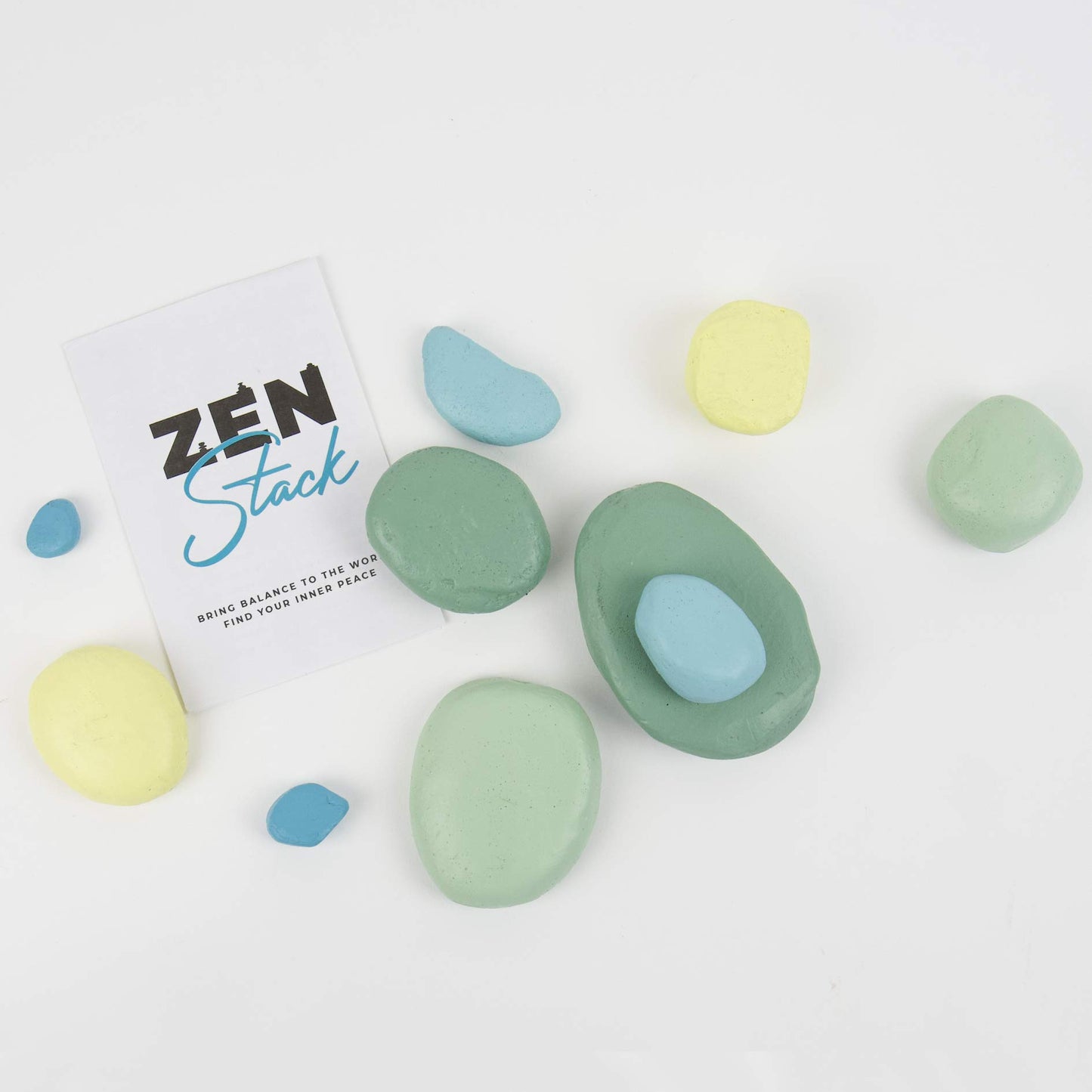 Gift Republic Zen Stack Pebble Stacking Game Balancing Stones Educational Mindfull Gift For Kids And Adults