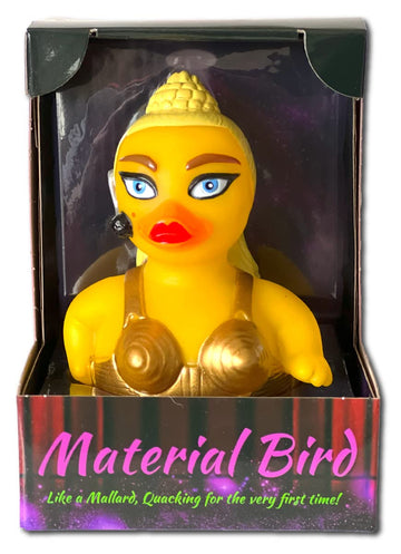 Celebriducks - Material Bird - Floating Rubber Ducks - Collectible Bath Toy Gift For Kids & Adults Of All Ages