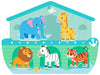 Moinkidz 5 Piece Noah'S Ark Puzzle, Religious Scene Wooden Chunky Jigsaw Puzzles For Kids Ages 3-5, Christian Bible Preschool Ed