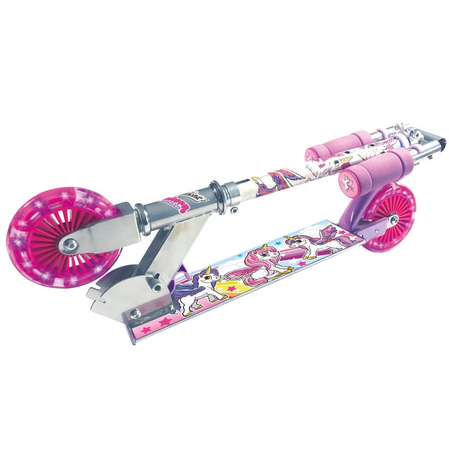 Ozbozz Unicorn Scooter With 2 Light Up Wheels