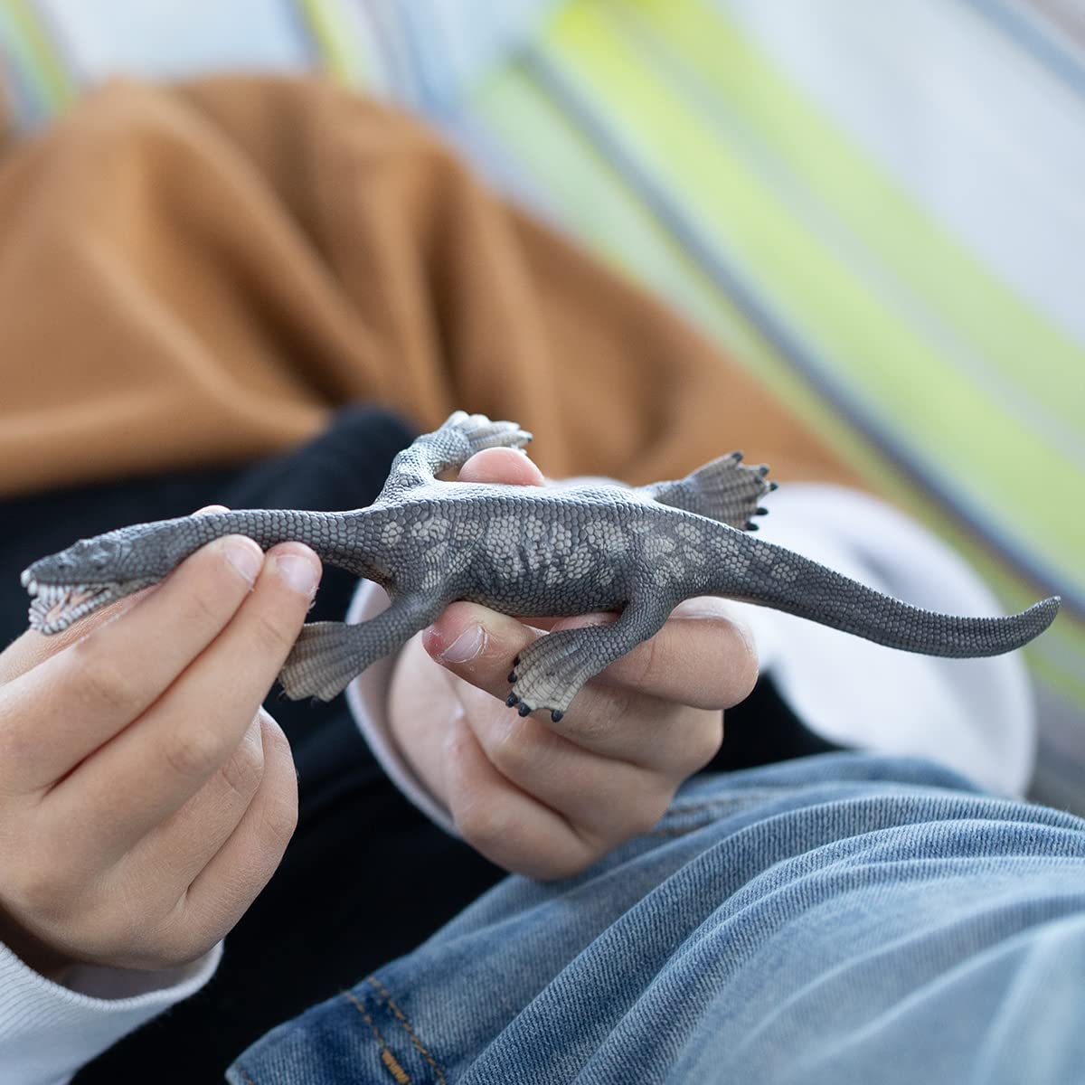 Schleich Dinosaurs, Large Dinosaur Toys For Boys And Girls, Realistic Nothosaurus Toy Figurine, Ages 4+