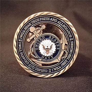 United States New Challenge Coin U.S. Navy Core Values Coins Crafts
