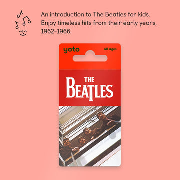 Yoto Kids Musical Card - The Beatles 1962-1966, Screen-Free Listening, Fun Singalong Rock Pop Songs, Model CRMSXX02337, Blue