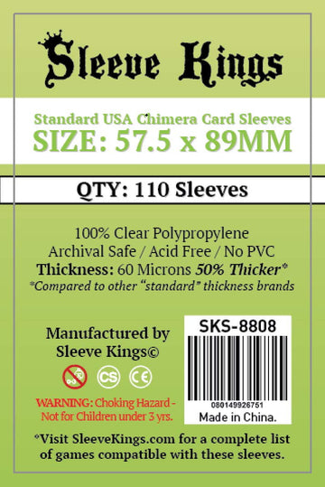 Sleeve Kings Robinson Crusoe Compatible Sleeve Bundle - Clear (8808 X 2 + 8803 X 1)