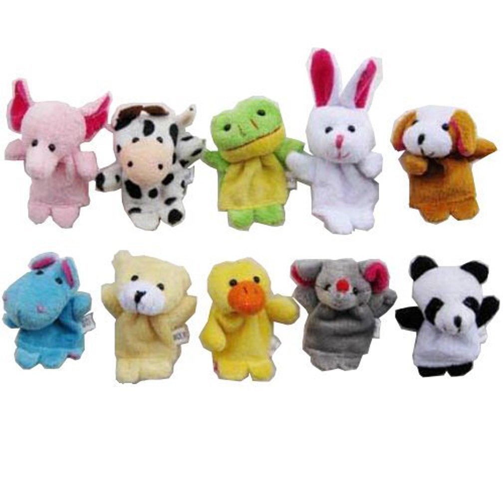 Finger Puppet Set | The Original Storytime Learning Aid | 16 Pack | Puppets for Teachers | Parents | Students & Children - Story