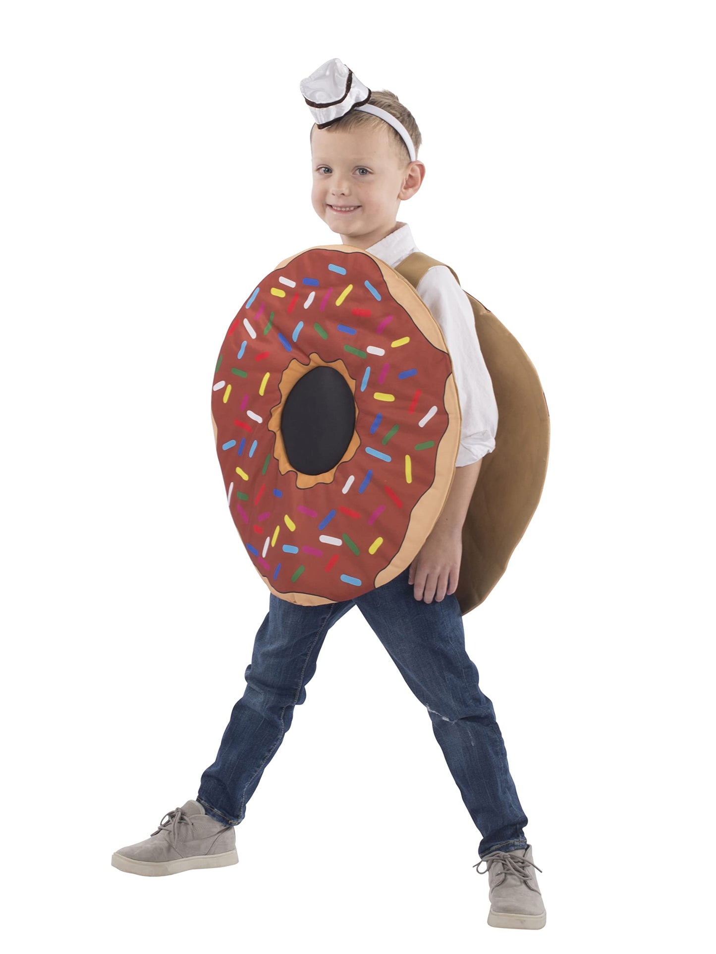 Dress Up America Donut Costume For Kids - Sprinkle Doughnut Costume For Halloween - Great For Girls And Boys
